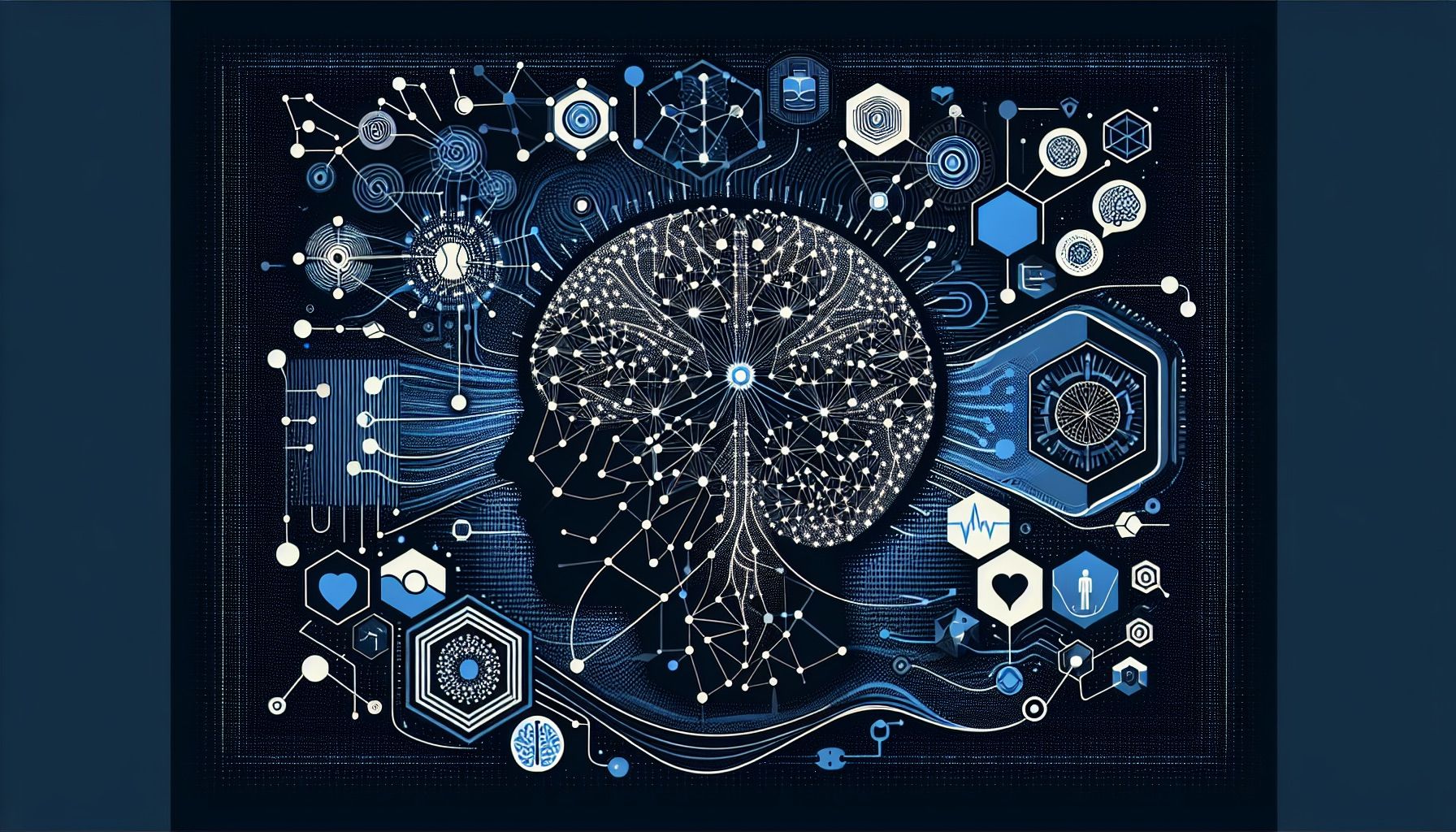 An illustration of personal health data and digital infrastructure